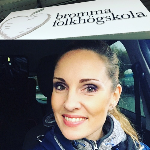 Hannah Holgersson at Bromma Folkhögskola.