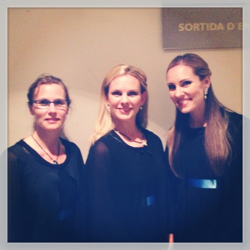 Thanks to my soprano colleagues Eva Ericsson Berglund and Elin Skorup! We did it!! =)