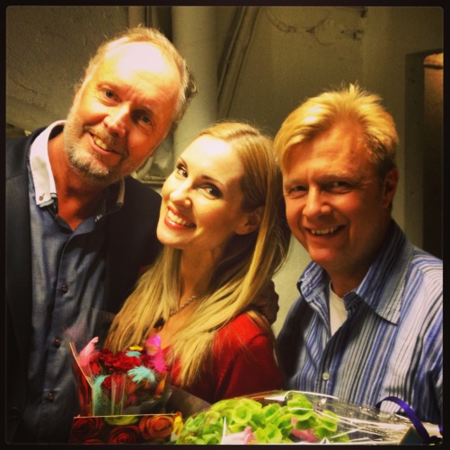 Embraced by the great bass duo of St Matthew Passion; Lars Arvidson and Anders Jalkéus!
