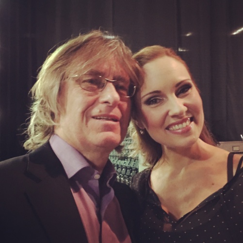 Anders Hillborg and Hannah Holgersson after a successful concert at Kampnagel, Hamburg