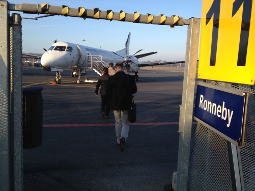 Sunny morning on my way to Karlskrona!