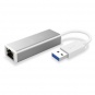 USB 3.0 externt nätverkskort i aluminium