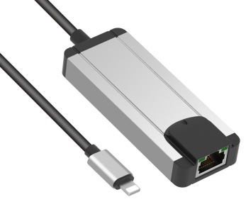 Lightning till trådat nätverk inkl USB - Lightning adapter