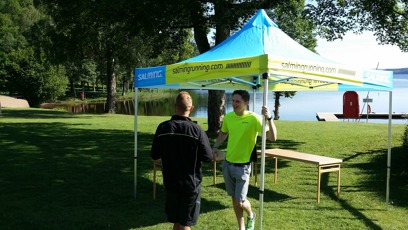 "Påläggskalven" från Team Salmingrunning krängde snabba skor "Påläggskalven" från Team Salmingrunning krängde snabba skor