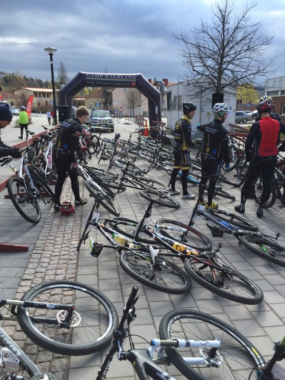 Cykeln är utplacerad Cykeln är utplacerad