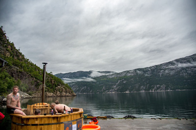 Badtunnan efteråt. Inte fräsch när vi väl anlände men såååå härlig ändå Badtunnan efteråt. Inte fräsch när vi väl anlände men såååå härlig ändå