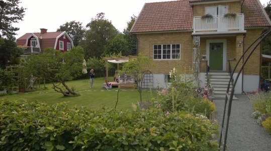 Här bodde vi hos Helena & Lars! Foto: Privat Här bodde vi hos Helena & Lars! Foto: Privat
