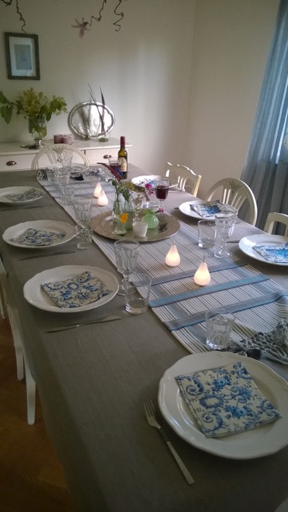 Och som alltid - Ett glas rött kvällen innan tävling :-) Foto: Privat Och som alltid - Ett glas rött kvällen innan tävling :-) Foto: Privat