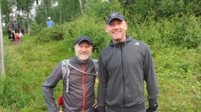 Undertecknad och Fredrik Davidsson. Undertecknad och Fredrik Davidsson.