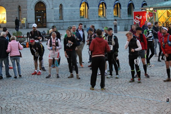Uppställning för start Uppställning för start