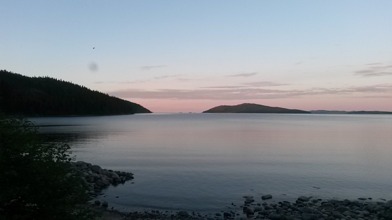 Gryning vid Köpmanholmen Gryning vid Köpmanholmen