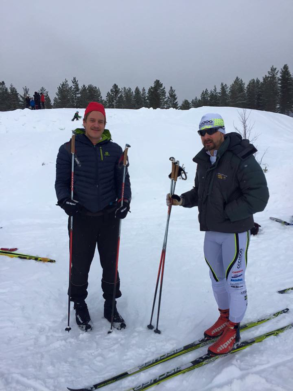 Jag och Magnus Nygren (CCC1000) innan start. Jag och Magnus Nygren (CCC1000) innan start.