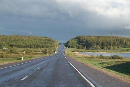 Bilden är inte från väg 49, men den illustrerar väldigt bra hur det såg ut mestadels. Bilden är inte från väg 49, men den illustrerar väldigt bra hur det såg ut mestadels.