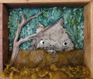 Björnen avvaktar, innan han lämnar skogen Mått 40 x 30 cm Björnen avvaktar, innan han lämnar skogen Mått 40 x 30 cm