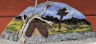 Lambgift och stentun på Fårö Mått 30 x 20 cm Lambgift och stentun på Fårö Mått 30 x 20 cm