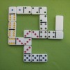 Domino2 olika sorter - Domino med olikfärgade punkter