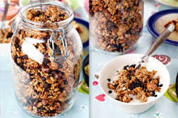 Djäknegårdens honung - Müsli med honung och äpplejuice Djäknegårdens honung - Müsli med honung och äpplejuice