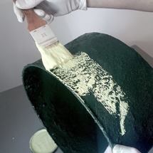 Måla lager på lager med Driftwood i olika färger med "torrborstningsteknik" (ej heltäckande). Måla lager på lager med Driftwood i olika färger med "torrborstningsteknik" (ej heltäckande).