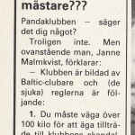 RÖRANDE B&K 1985 NR 2,PANDAKLUBBEN
