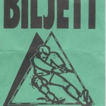 RÖRANDE ENTRÉBILJETT KLUBBMÄSTERSKAP I DRAGKAMP 1988