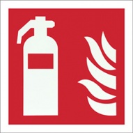 Brandskylt - Handbrandsläckare