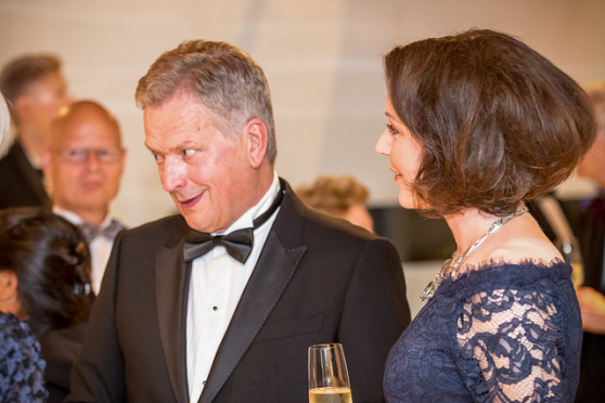 Presidentti Sauli Niinistö ja rouva Jenni Haukio odottavat lasta. Veikko Eranti uskoo tämän lisäävän Niinistön suosiota entuudestaan. Kuva: Suomen Washingtonin suurlähetystö. Presidentti Sauli Niinistö ja rouva Jenni Haukio odottavat lasta. Veikko Eranti uskoo tämän lisäävän Niinistön suosiota entuudestaan. Kuva: Suomen Washingtonin suurlähetystö.