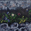 "Blommande spricka" 12, 5 x 12,5 cm