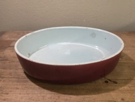 Oval form Rörstrand "Gratina" No41. Lite fläckar men hel i porslinet. 50 SEK