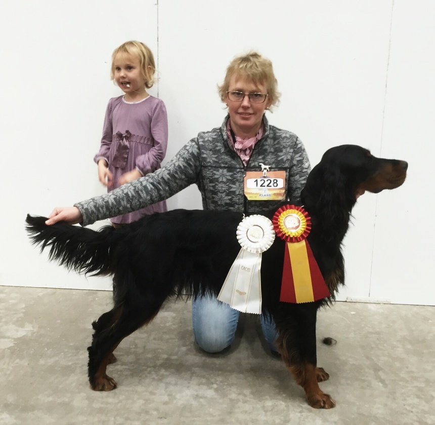 Izadora fick CK CACIB och blev BIR vid SKK internationella i Sundsvall 2015 Izadora fick CK CACIB och blev BIR vid SKK internationella i Sundsvall 2015