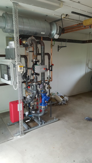 Installationer av fjärrvärmeväxlare Installationer av fjärrvärmeväxlare