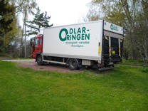Vår fina lastbil som vi använder när vi levererar. Vår fina lastbil som vi använder när vi levererar.