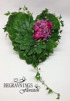 Hjärta - Rosa dekoration