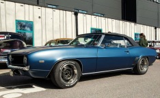 No.92 Hans D, Motala, Chevrolet Camaro SS 1969 Övrigt, Orginal blå fast matt Ls1 motor med 4l60 låda