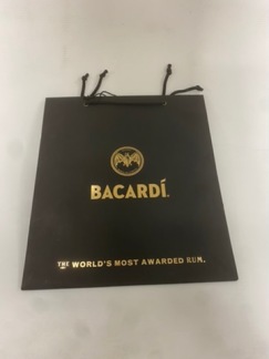 Bacardi Gift bags black