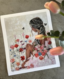 Fine art print ”Flourishes” - Flourishes 50 x 60 cm