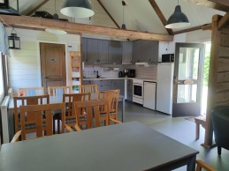 Guest kitchen in the main building.