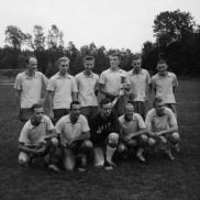 Segrande fotbollslag i triangelmatch med Fridafors 1964. Foto: Lilly Kroon