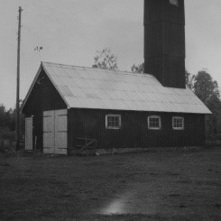 Brandstationen Häradsbäck 1957 Foto: Lilly Kroon