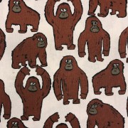 Lilla Gorillan vävt tyg