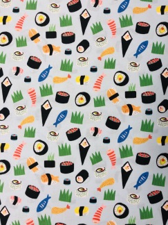 Sushi- bomullstyg - 