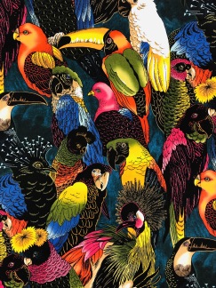 Birdies- bomullstyg - 