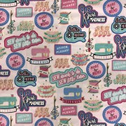 Sew Happy!- bomullsväv