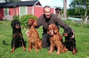 Marcus med hundar Marcus med hundar