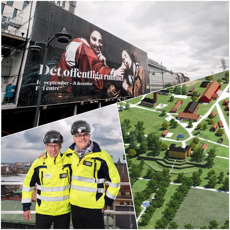 Längst upp: Nationalmuseum och Jernhusens samarbete "Det offentliga rummet". Till vänster: Liljevalchs Mårten Castenfors och AMF Fastigheters Mats Hederos. Till höger: Wenngarns slottsområde Längst upp: Nationalmuseum och Jernhusens samarbete "Det offentliga rummet". Till vänster: Liljevalchs Mårten Castenfors och AMF Fastigheters Mats Hederos. Till höger: Wenngarns slottsområde