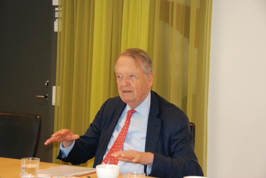Dr. Arend Oetker på Tysk-Svenska Handelskammaren 9 juni