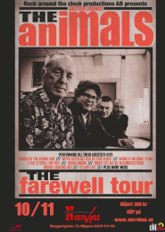 10/11 The Animals (UK) (endast entré) - 