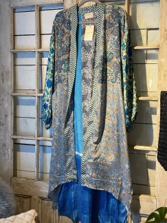 Blå kimono