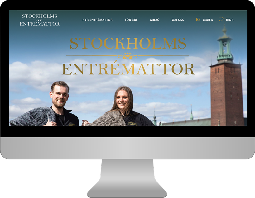 Copytexter till Stockholms Entrémattors webb