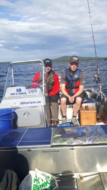 Team SB Mat & Turism på fisketävling i Sandsjön