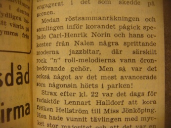 Tidningsklipp från december 1956. Tidningsklipp från december 1956.